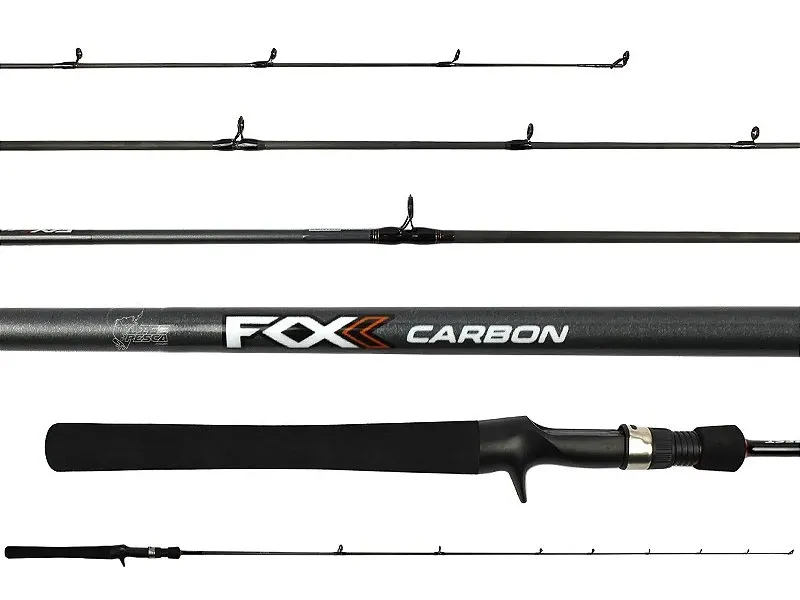 Vara Zest Fox Carbon FXC-C581ML 1,73m 6-14lb carretilha 1 parte