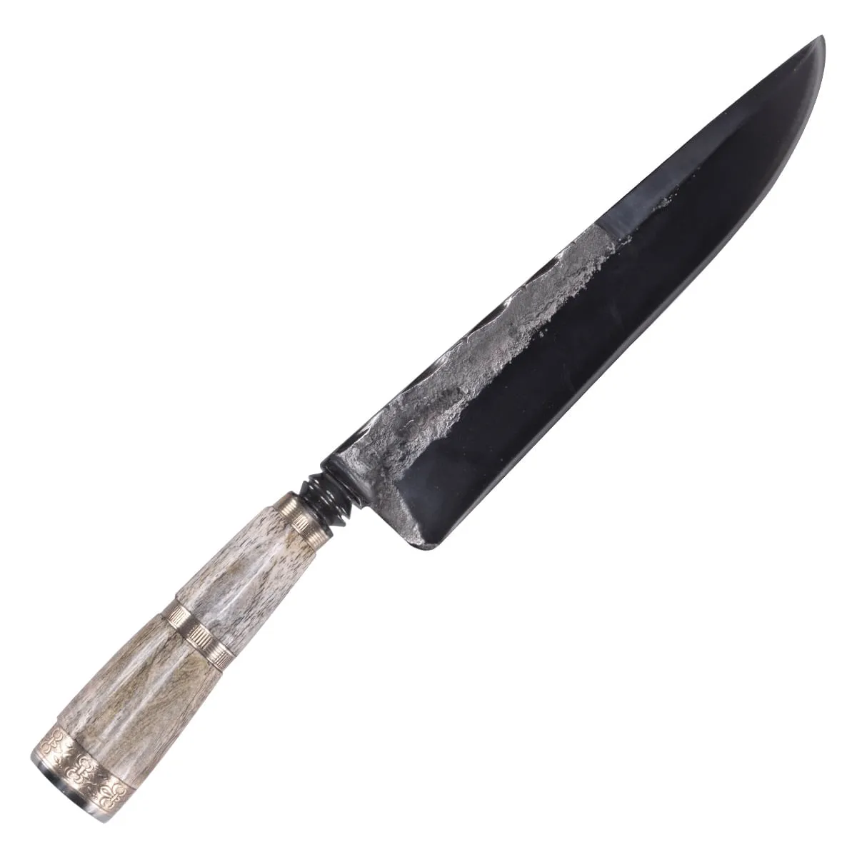 Faca Gaúcha Integral 8" Aço Carbono 5160 Cabo de Osso - D'Ávila