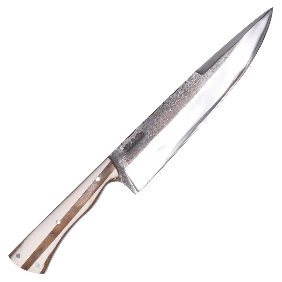 Faca Gaúcha Laminada 8" Aço Carbono 5160 Cabo Em Osso e Madeira - D'Ávila