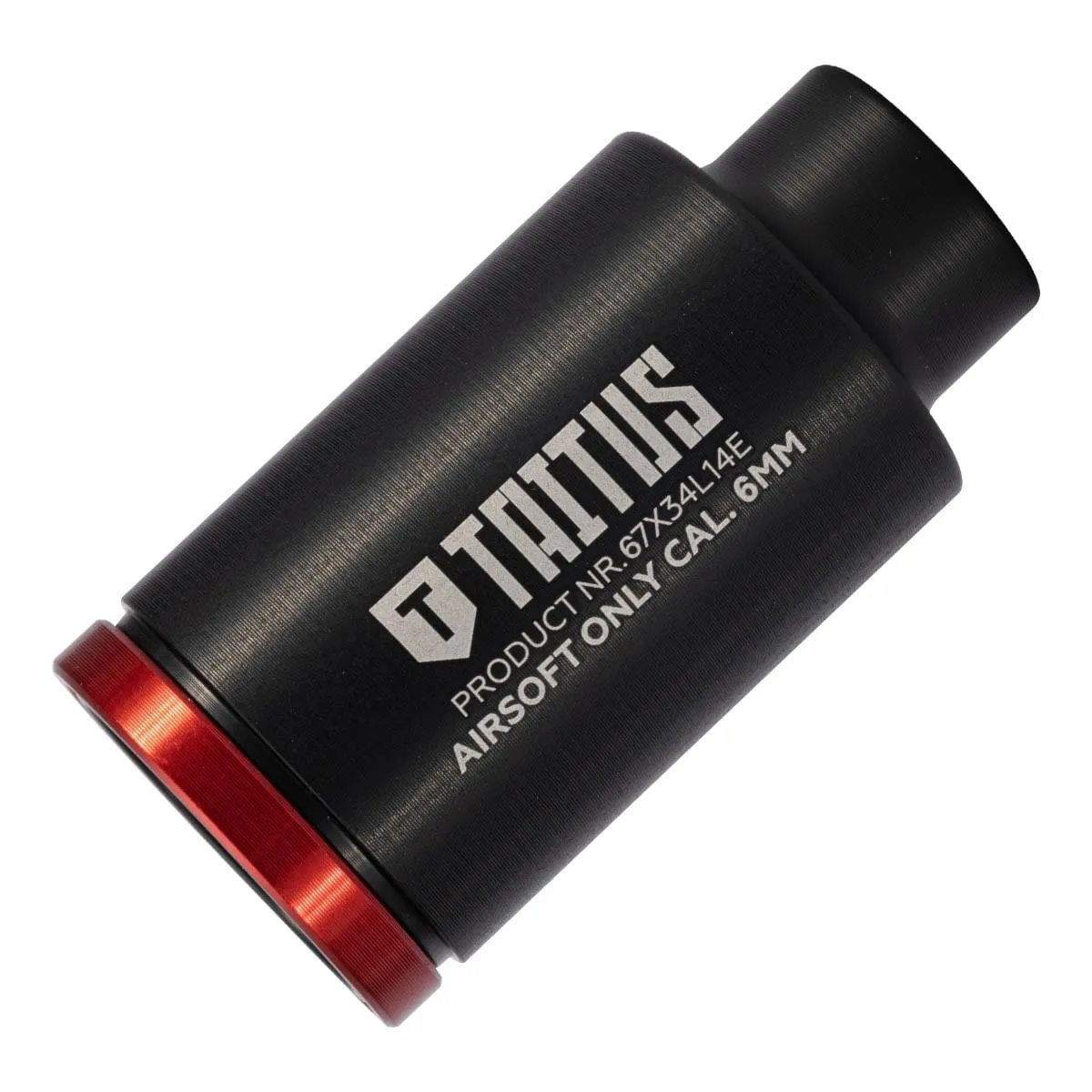 Flash Hider Amplificador De Som 67X34mm Rosca Esquerda 14mm - Taitus