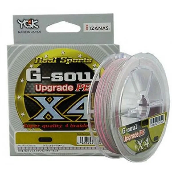 Linha multifilamento YGK G-Soul Upgrade 4X - 0,15 - 14 lbs - 200 m