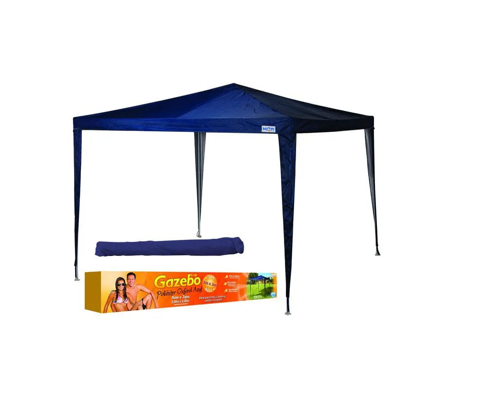 Gazebo X-Flex Oxford 3x3 Azul - Mor