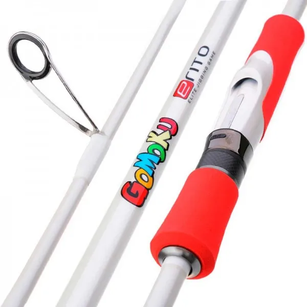 Vara Slow Jigging Molinete Storm Gomoku 6'0" - 1.80 m - PE 0.8 a 1.5 - Jig max.120 gr - Vermelha FUJI