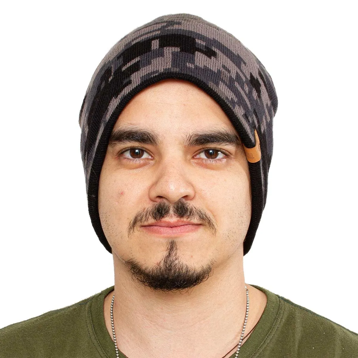 Gorro de Inverno Camuflado Cinza - Taitus