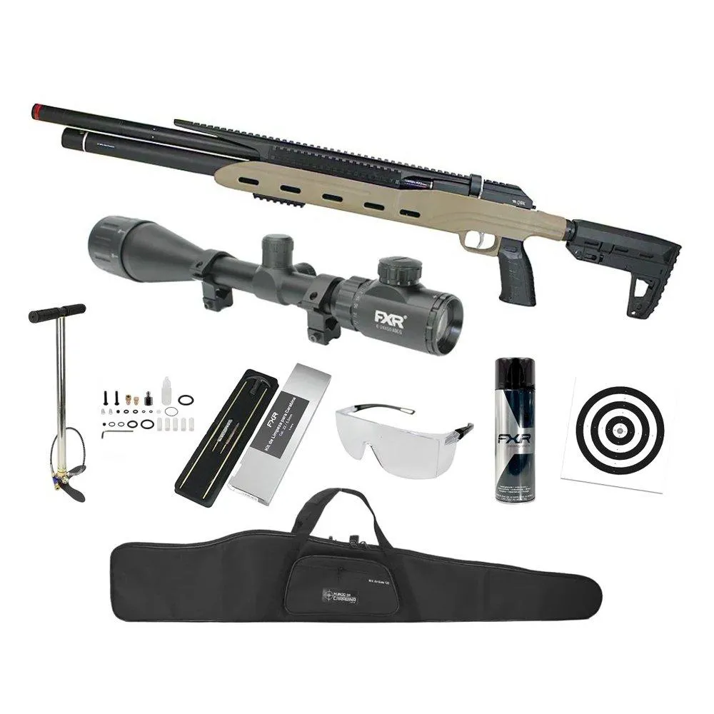 Carabina PCP Semi-Auto M50 Tempesta Desert 5,5+ Bomba +Itens