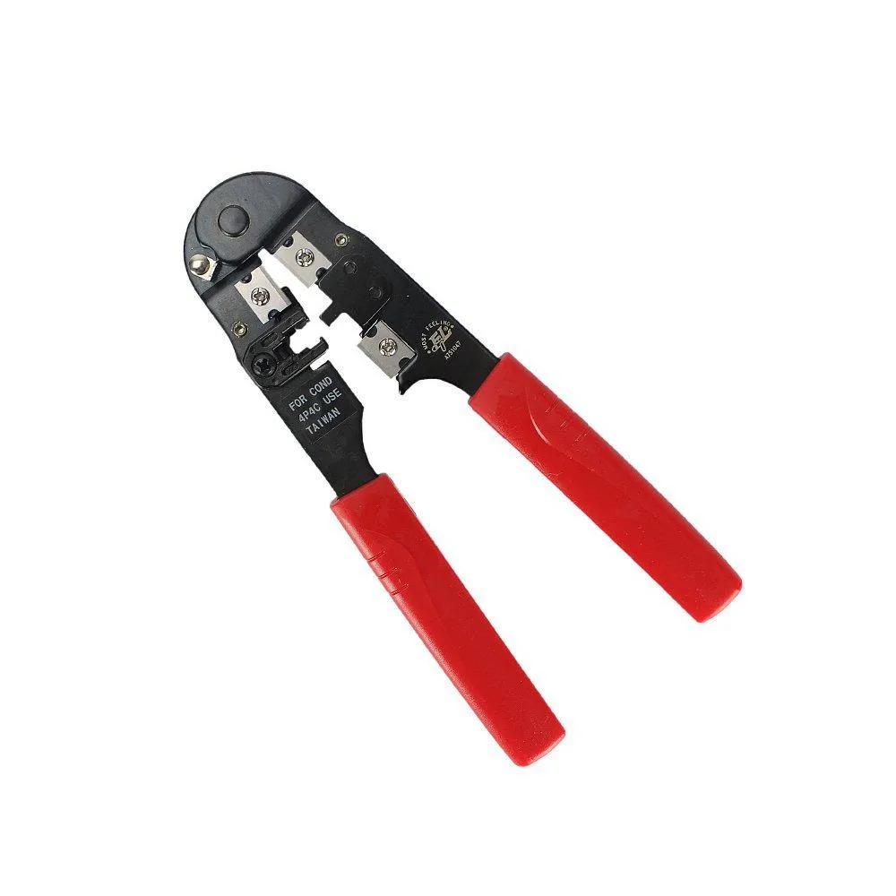 Alicate Para Crimpar Plug Modular 7 1/2" 190mm 4P4C Top