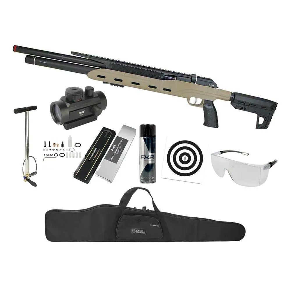 Carabina PCP Semi-Auto M50 Tempesta Desert 5,5 + Kit 2