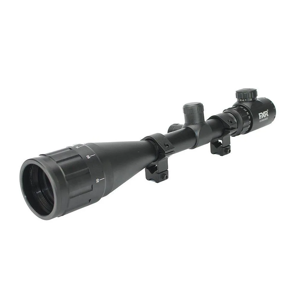 Luneta 6-24x50 AOE Mil Dot e Paralax Mount 22mm SPA FXR