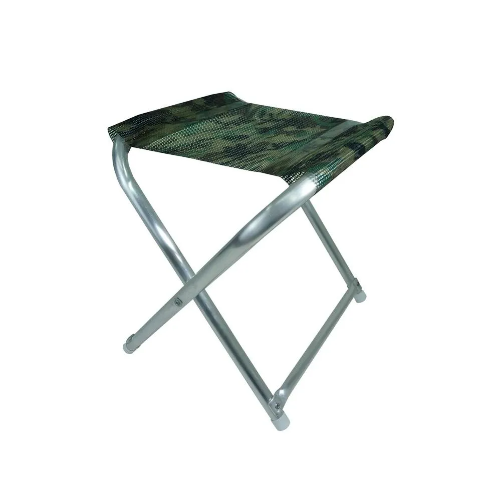 Banqueta Zaka De Alumínio Camuflada - Pesca E Camping