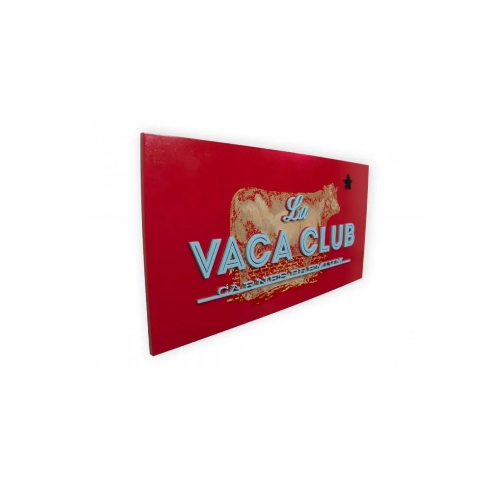Quadro Decorativo La Vaca Club - Geton