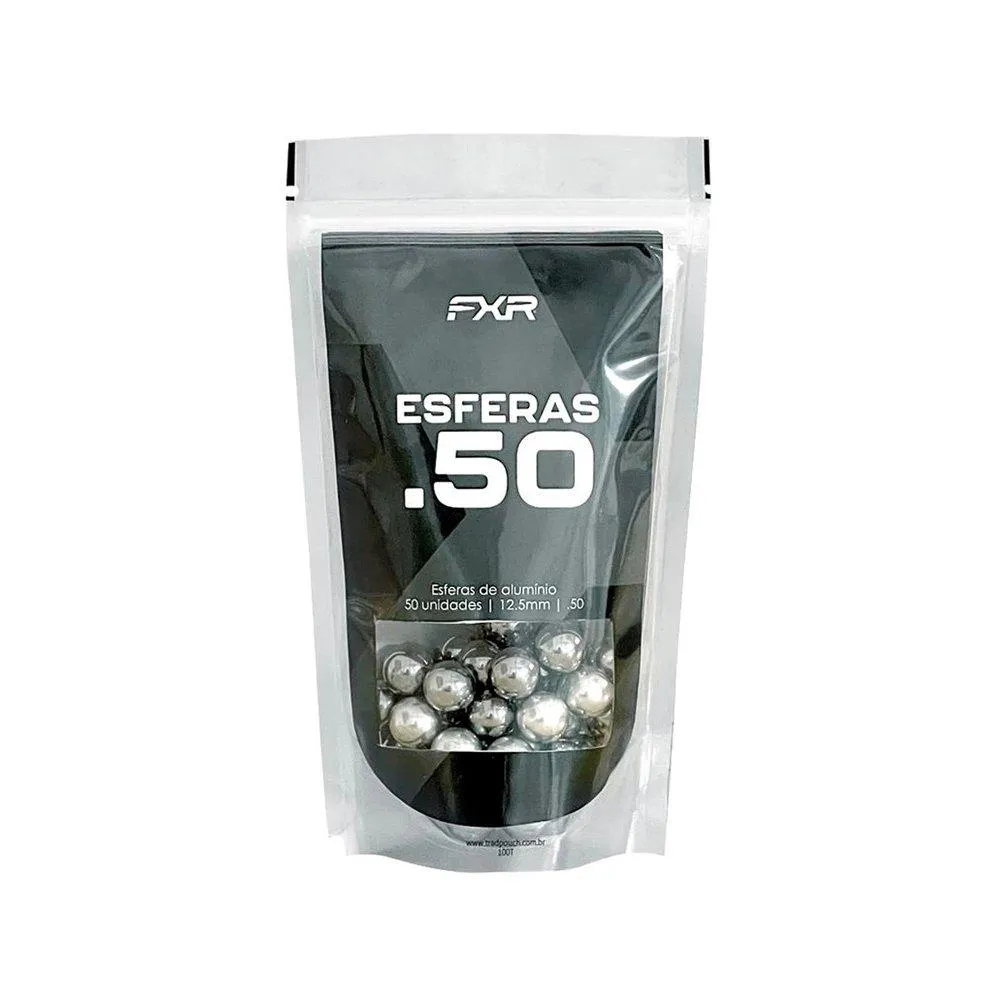 Esfera munição Alumínio .50 12,5mm CP300 e Umarex 50und FXR
