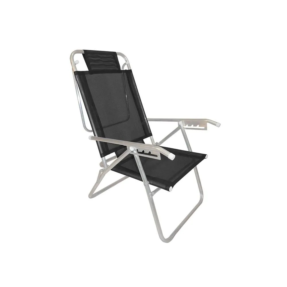 Cadeira Reclinavel Zaka Aluminio 5 Posições Infinita Up Pt