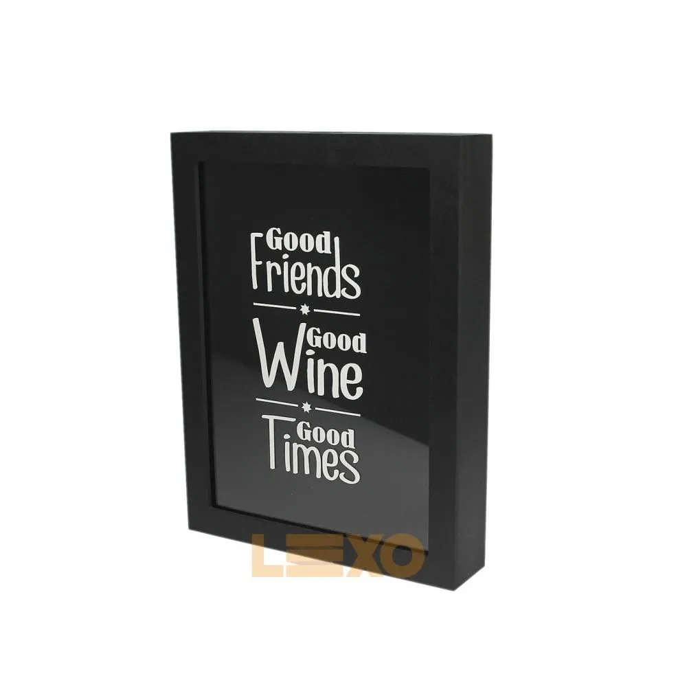 Quadro Porta Rolhas Pequeno Good Wine - Bar Light