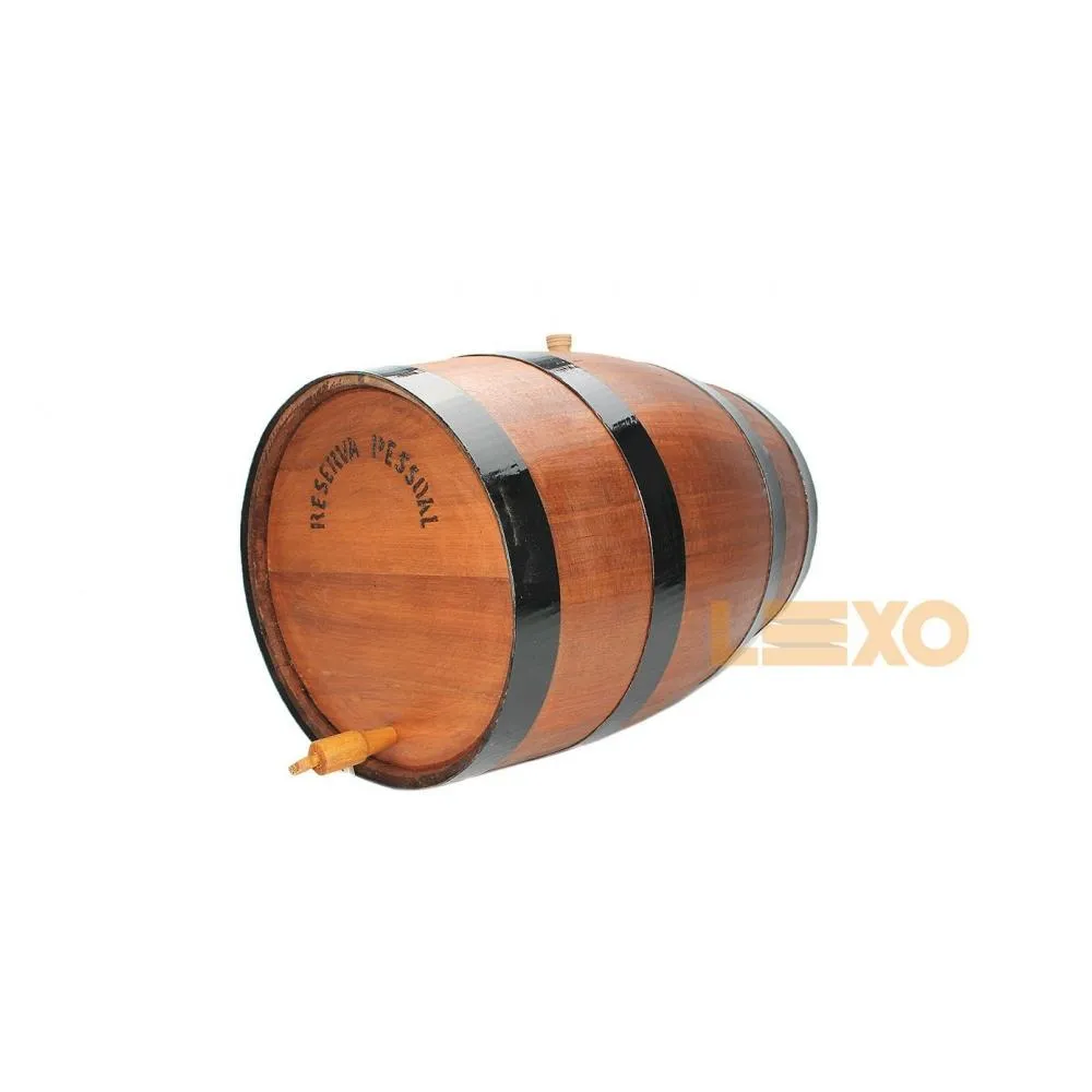 Barril De Jequitibá Vermelho Horizontal 50 Lt - Tanoaria
