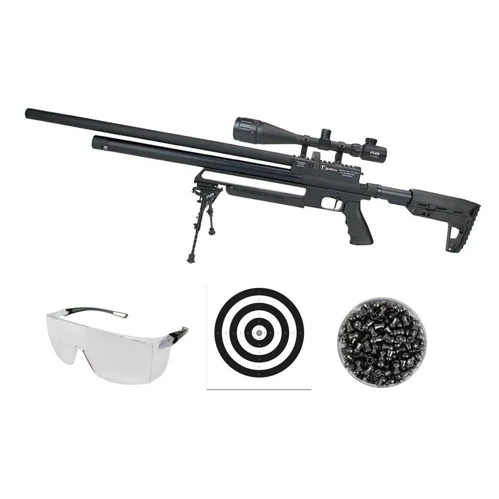 Carabina PCP Tactical 5.5 2024 + Luneta 6-24x50 + Itens