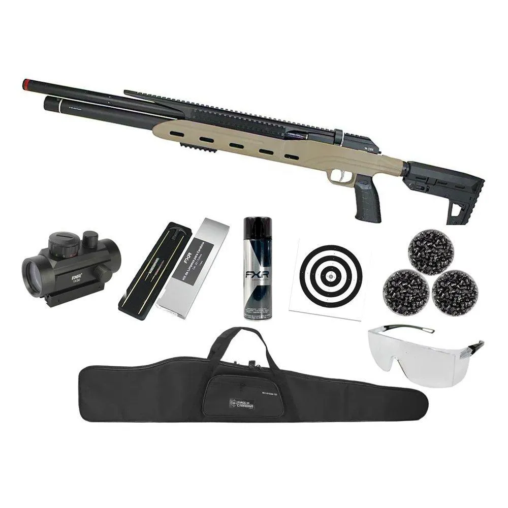Carabina PCP Semi-Auto M50 Tempesta Desert 5,5 + Kit 3