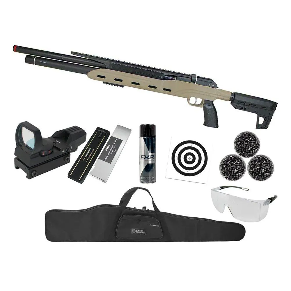 Carabina PCP Semi-Auto M50 Tempesta Desert 5,5 + Kit 4