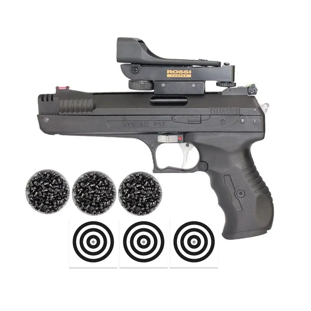 Pistola Beeman 2006 P-17 4,5+ Red Dot + Chumbos