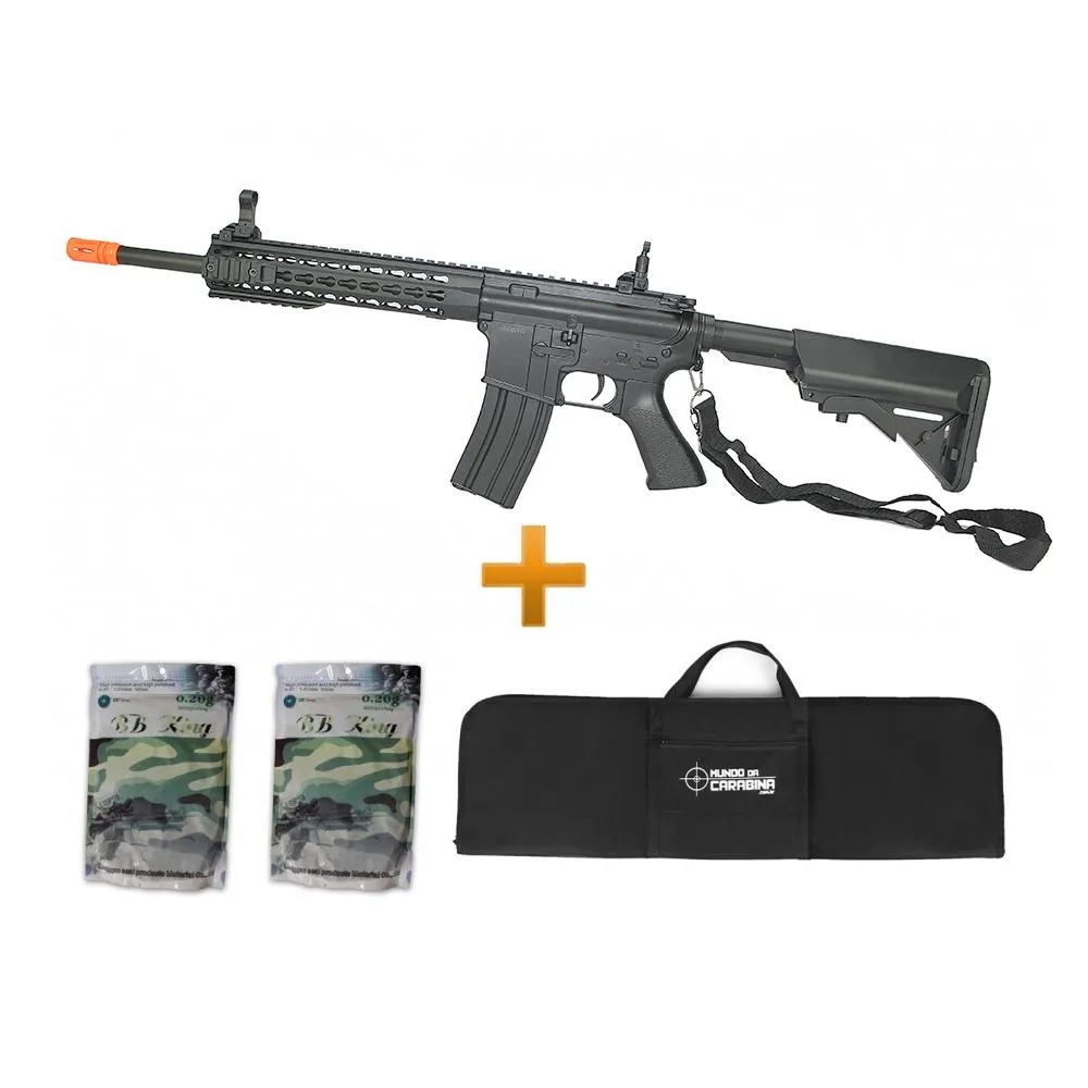 Rifle Airsoft M4a1 Ris Black 6.0 Cm515 Cyma + Bbs + Capa