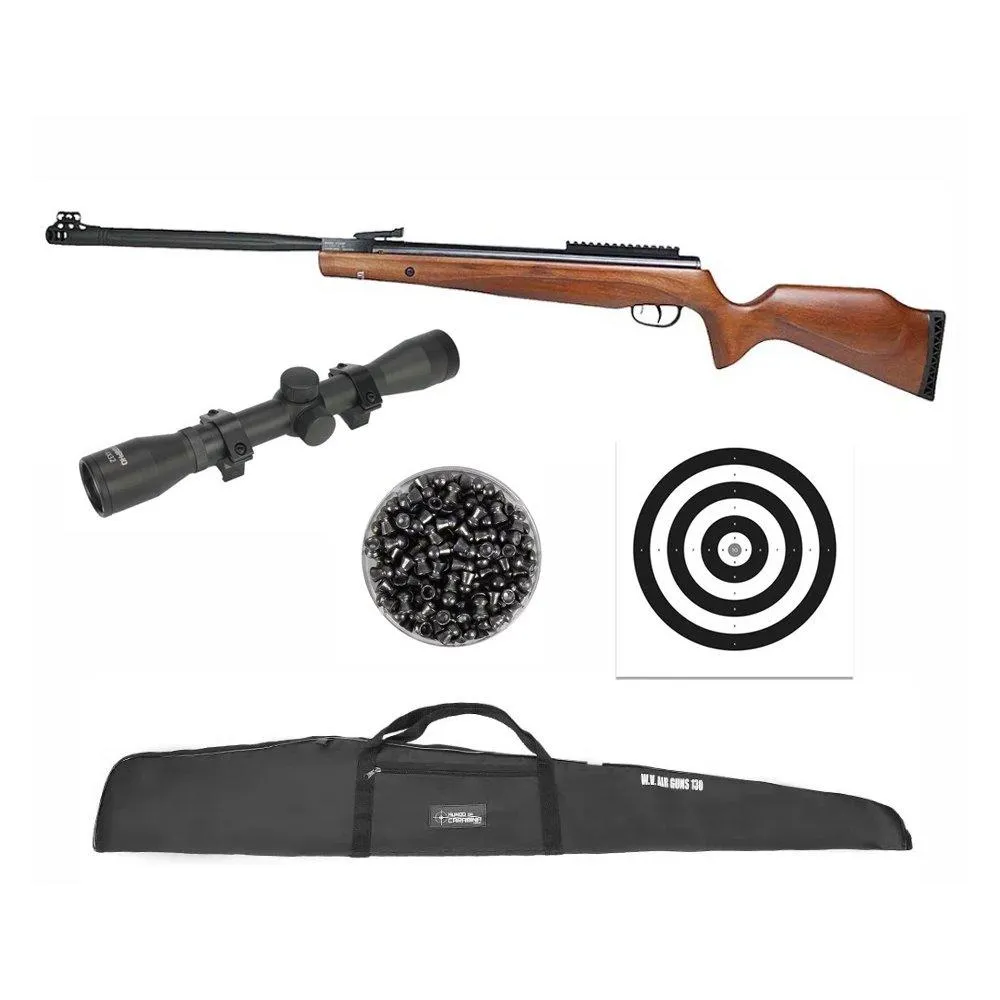 Carabina Beeman Viper Madeira 5,5 Gás Ram Nitro 80kg + Itens