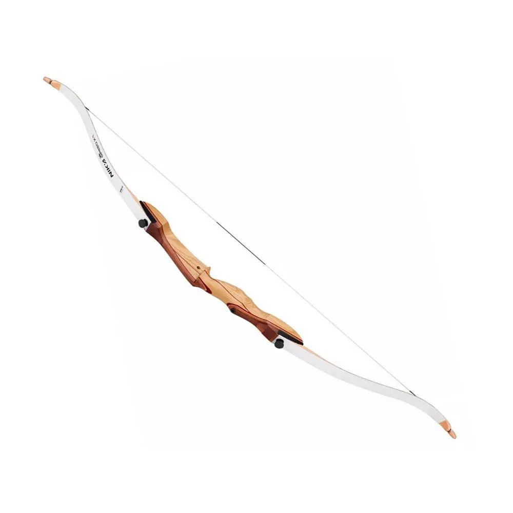 Arco Recurvo de Madeira 70'' / 30LBS Destro - Nika Archery