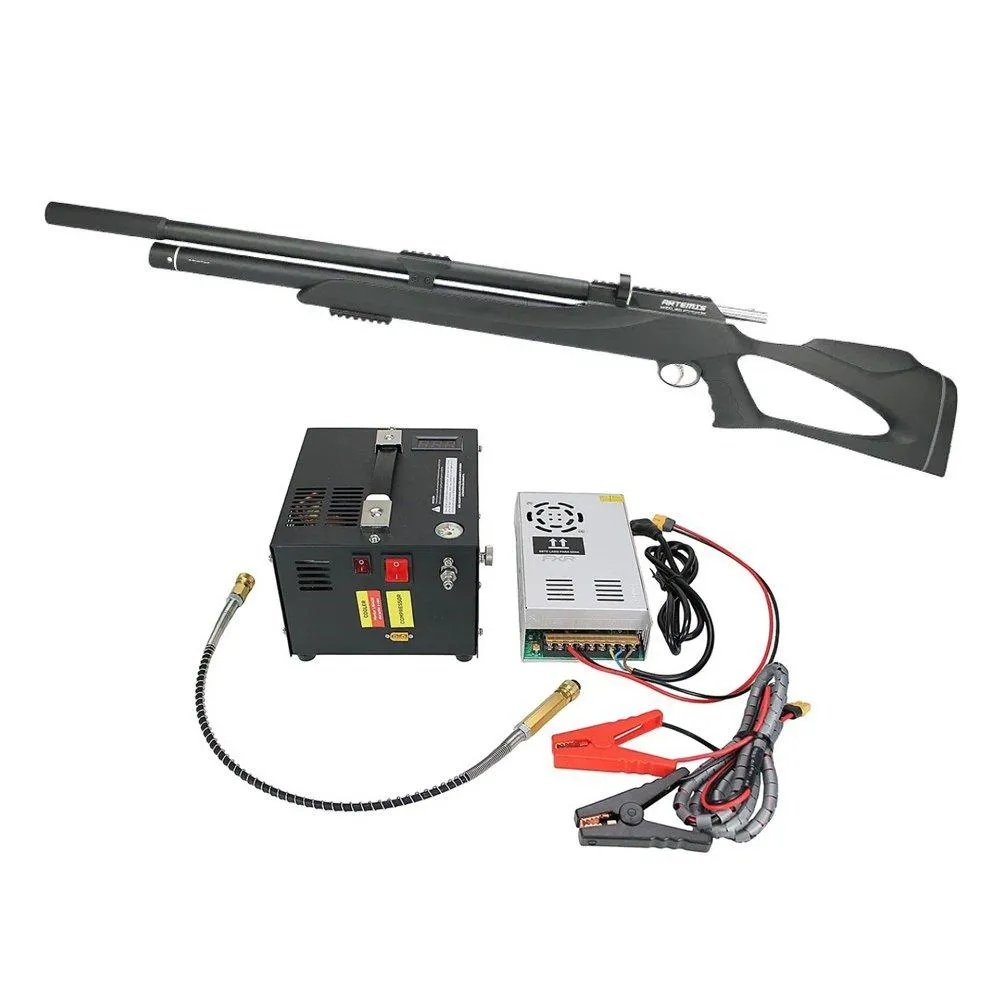 Carabina Pcp M25 Thunder 5,5 + Compressor Portátil Compact