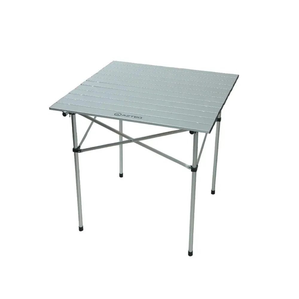 Mesa Camping Dobrável Iztac em Alumínio 70 x 70cm - Azteq