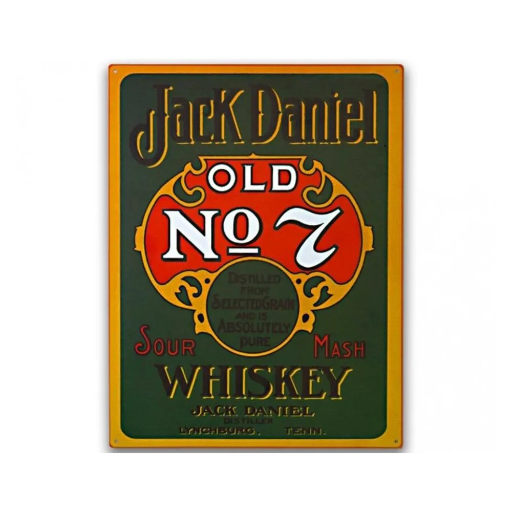 Placa Decorativa - Jack Daniels Old - 39x30 Cm - All