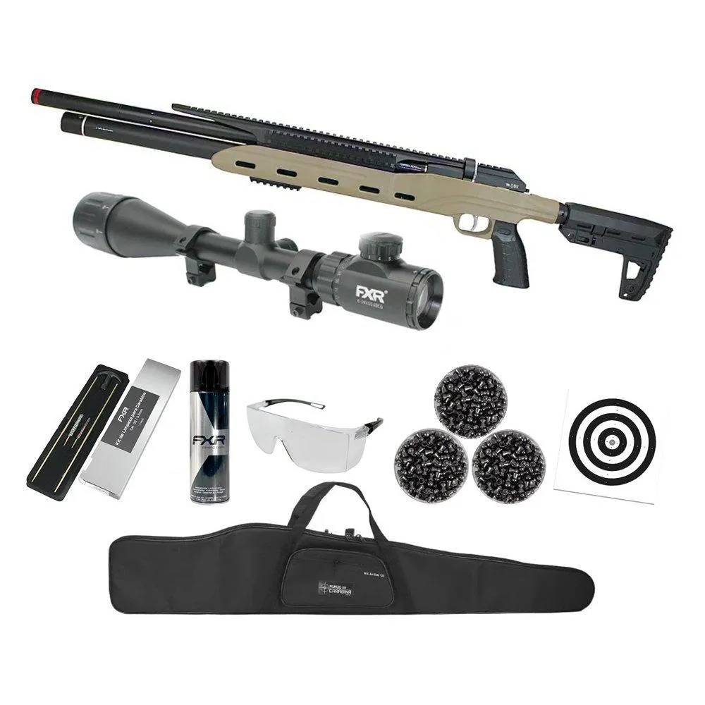 Carabina PCP Semi-Auto M50 Tempesta Desert 5,5+Chumbos+Itens