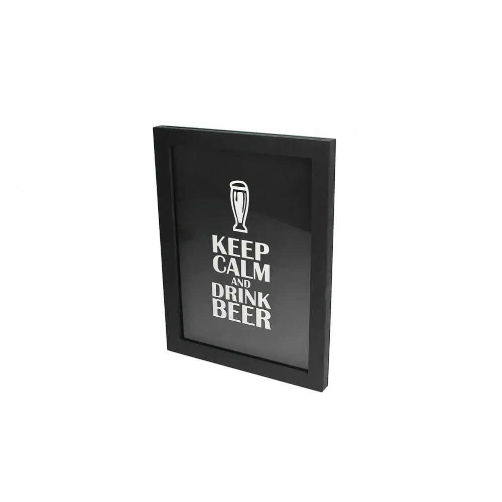 Quadro Porta Tampas Drink Beer - Bar Light