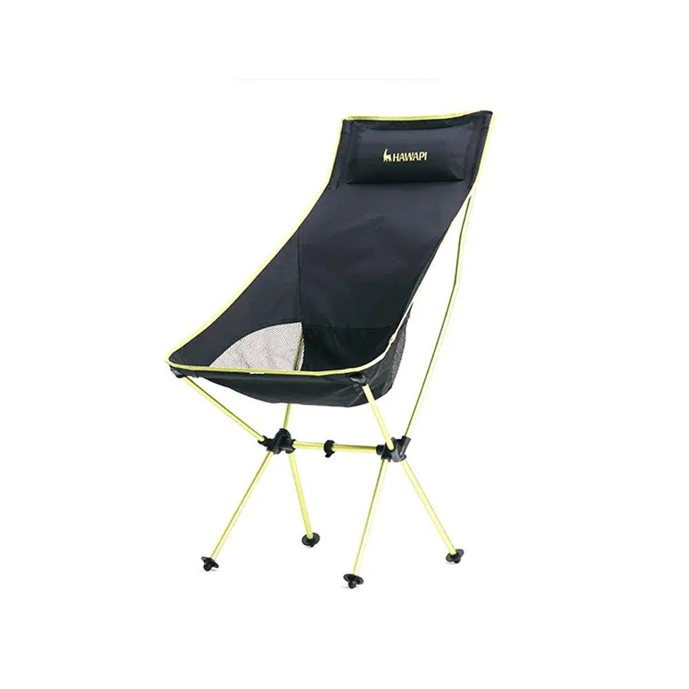 Cadeira Camping Atacama125Kg Aluminio Preto - Hawapi