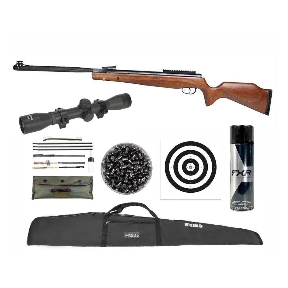 Carabina Beeman Viper Madeira 5,5 Gás Ram Nitro 80kg + Kit