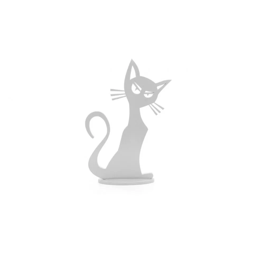 Adorno Gato Mod 02 Branco - Geton