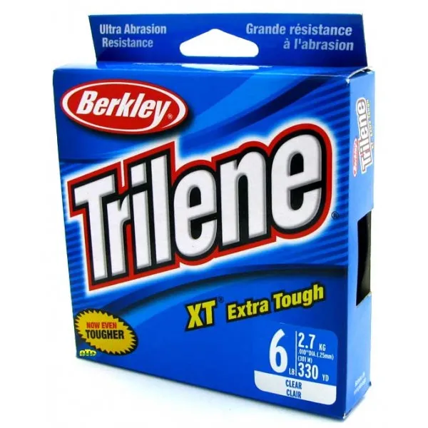 Linha monofilamento Berkley TRILENE XT Crystal 0,46 mm - 20 Lb - 300 Metros