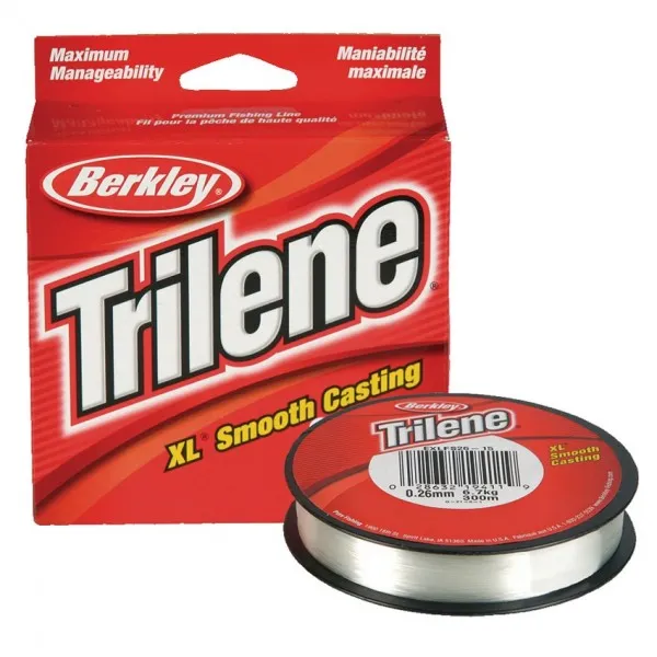 Linha monofilamento Berkley TRILENE XL Crystal 0,45 mm - 25 Lb - 300 Metros