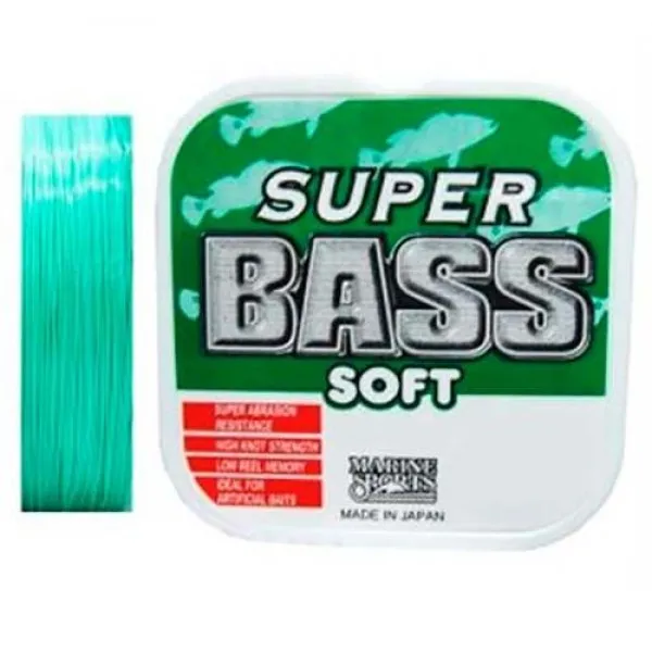 Linha monofilamento Marine Sports SUPER BASS (Green) 32 Lbs - 0,47 mm - c/ 250 metros