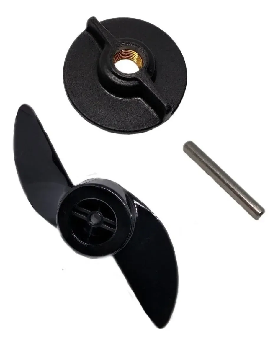 Kit Hélice 2 Pás Pino E Porca Motor Elétrico Phantom 34 Lbs