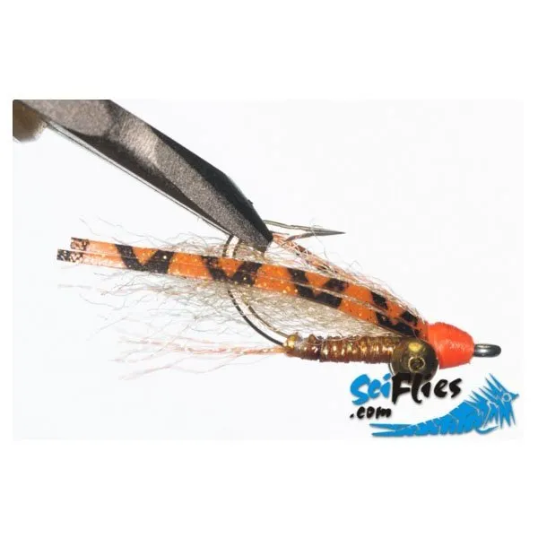 Isca de Fly Scientific Fly Christmas Isl Special #6 Tan/orange und.