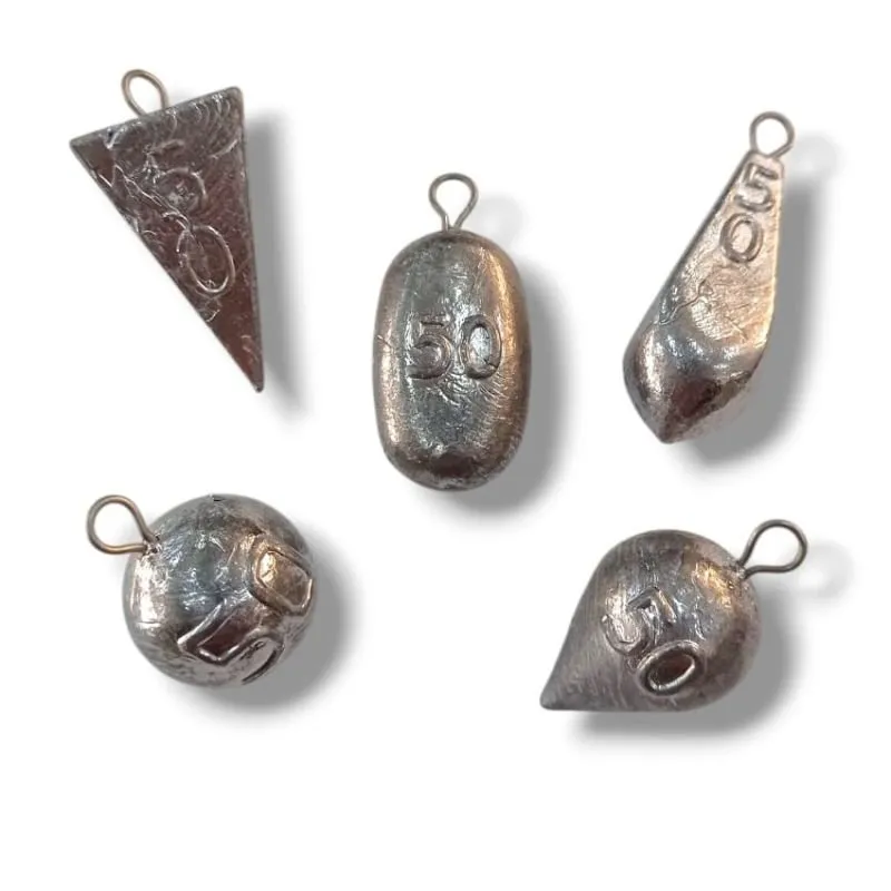 Kit Chumbada Oficial Pesca de Beira 4 Pct.50g