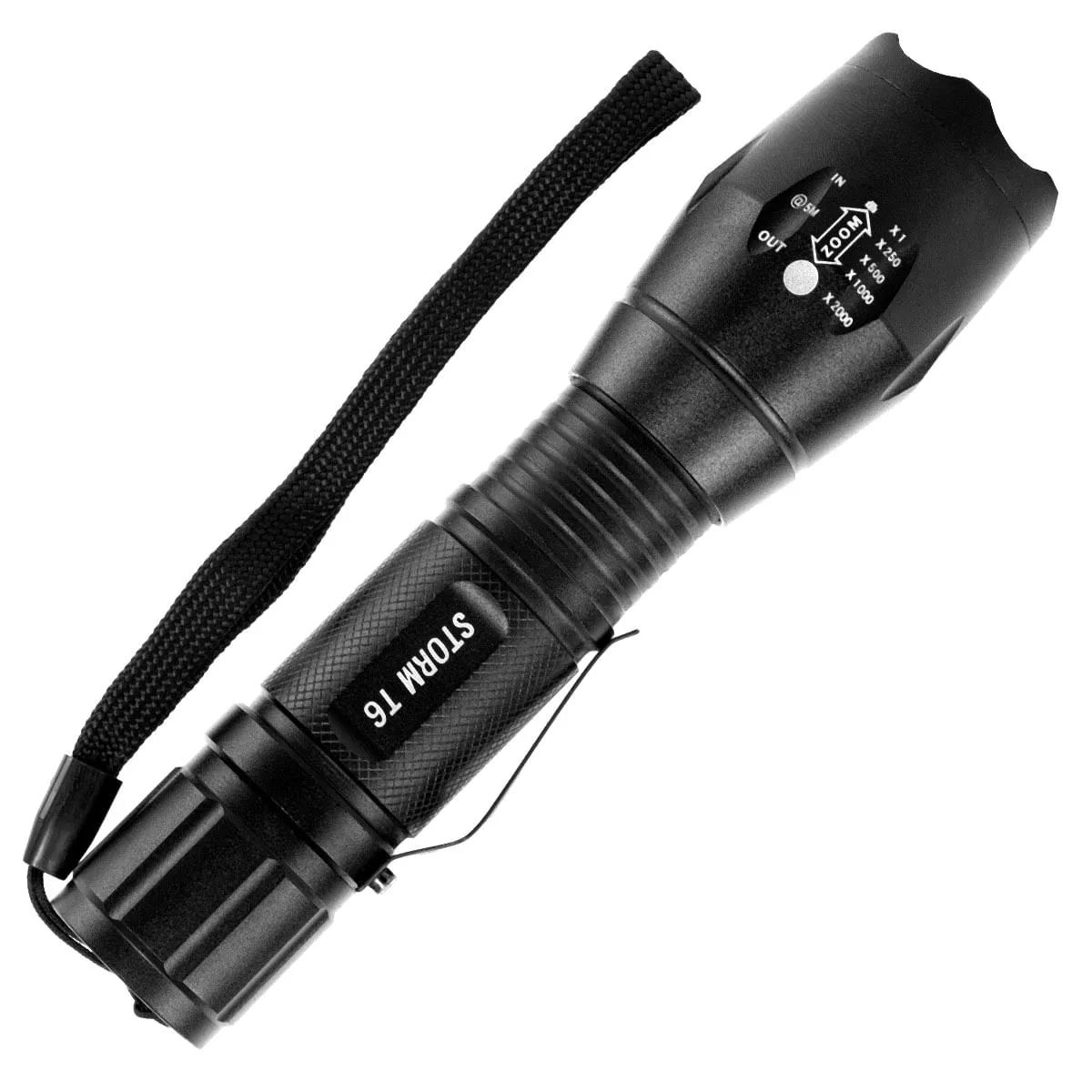 Lanterna Tática Recarregável Storm T6 - Invictus