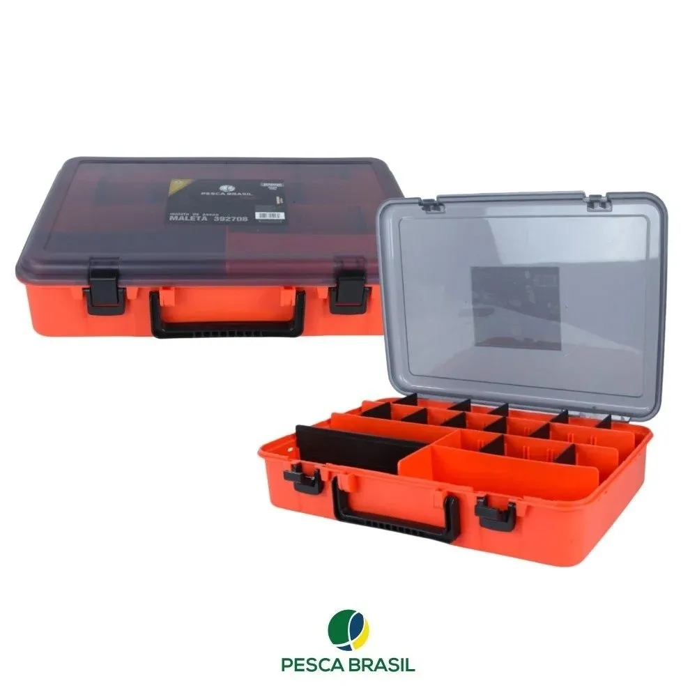 Maleta Pesca Brasil 392708 | 18 Divisórias