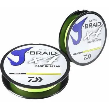 Linha Multif.Daiwa J-Braid X4 135mt 40lb 0,29mm Amarelo