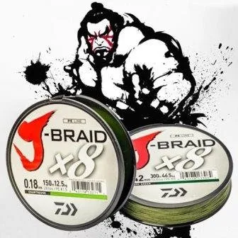 Linha Multif.Daiwa J-Braid X8 300m