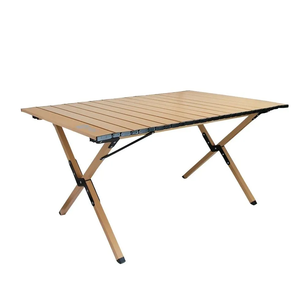 Mesa Dobrável 90x60cm Nautika Frade Portátil Camping Em Aço Inox