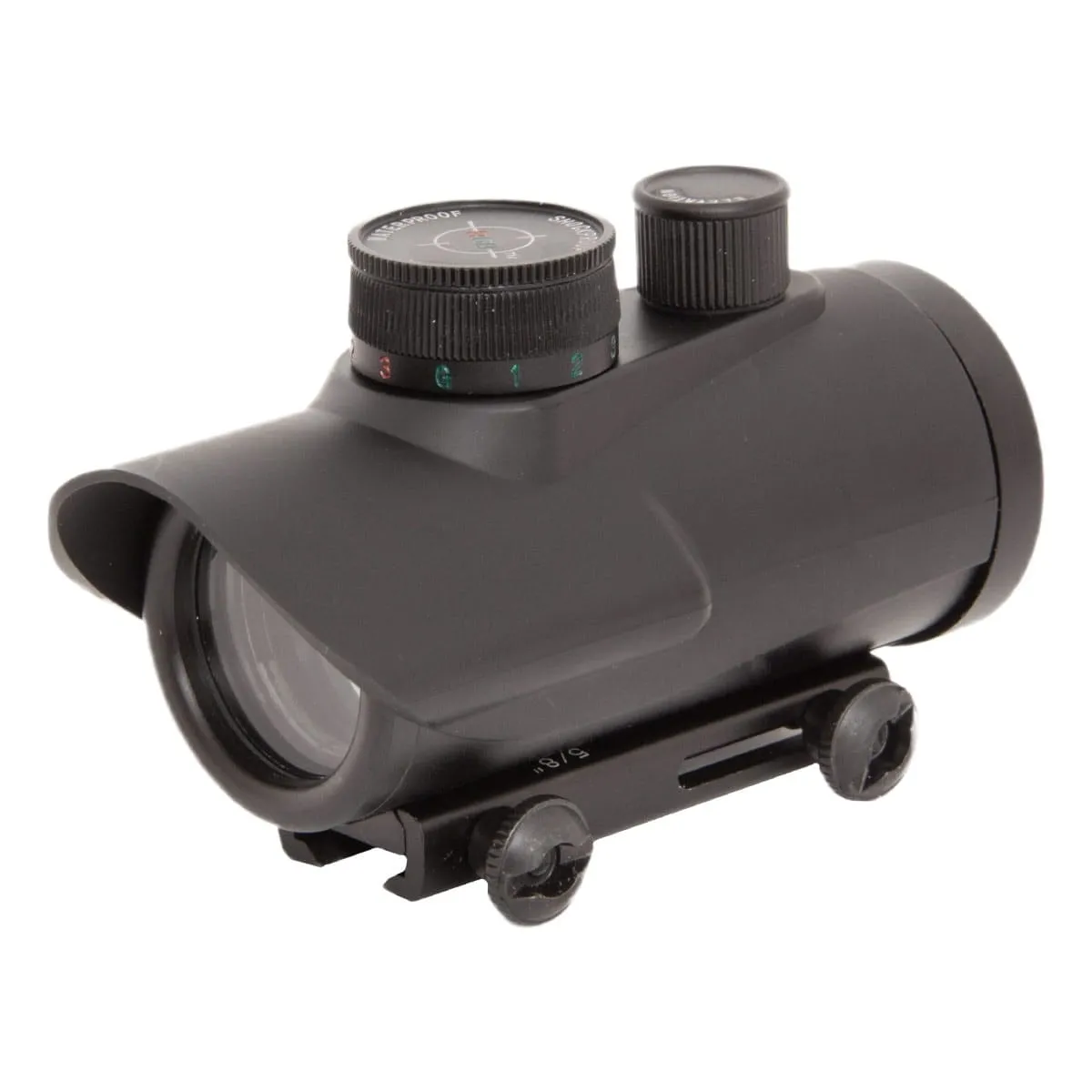 Mira Holográfica Red Dot 1x30 trilho reversível 11/22mm 3 cores RGB - Quick Shot