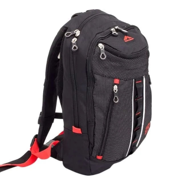 Mochila Crampon 21 - PRETO/PONTILHADO - Trilhas e Rumos