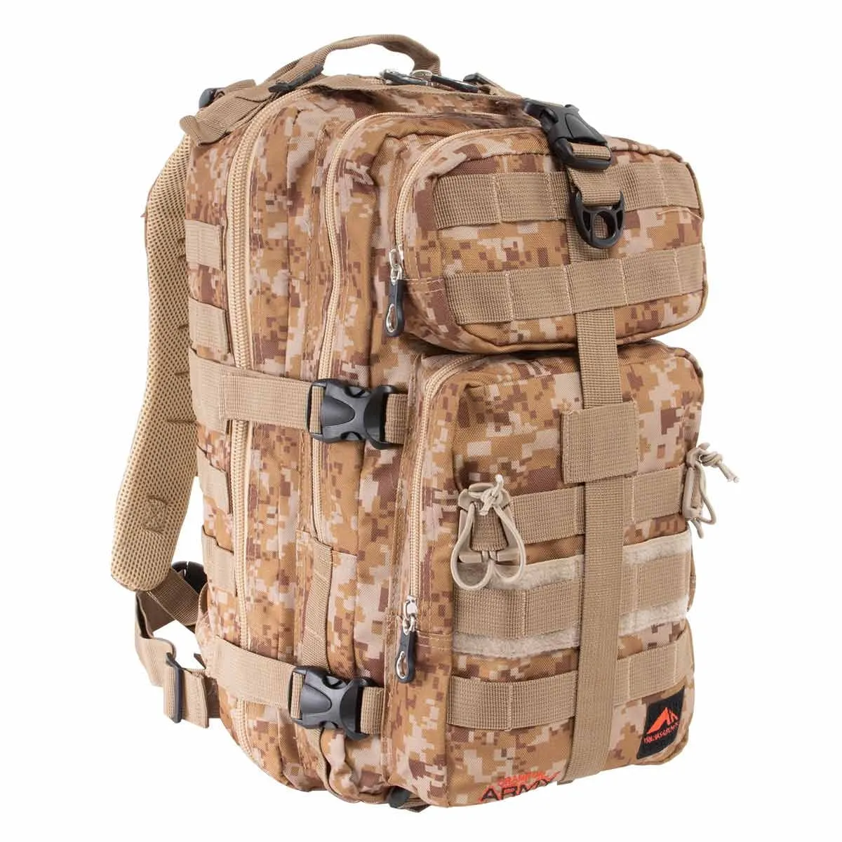 Mochila Crampon Army Camuflada 26 Litros - Trilhas e Rumos