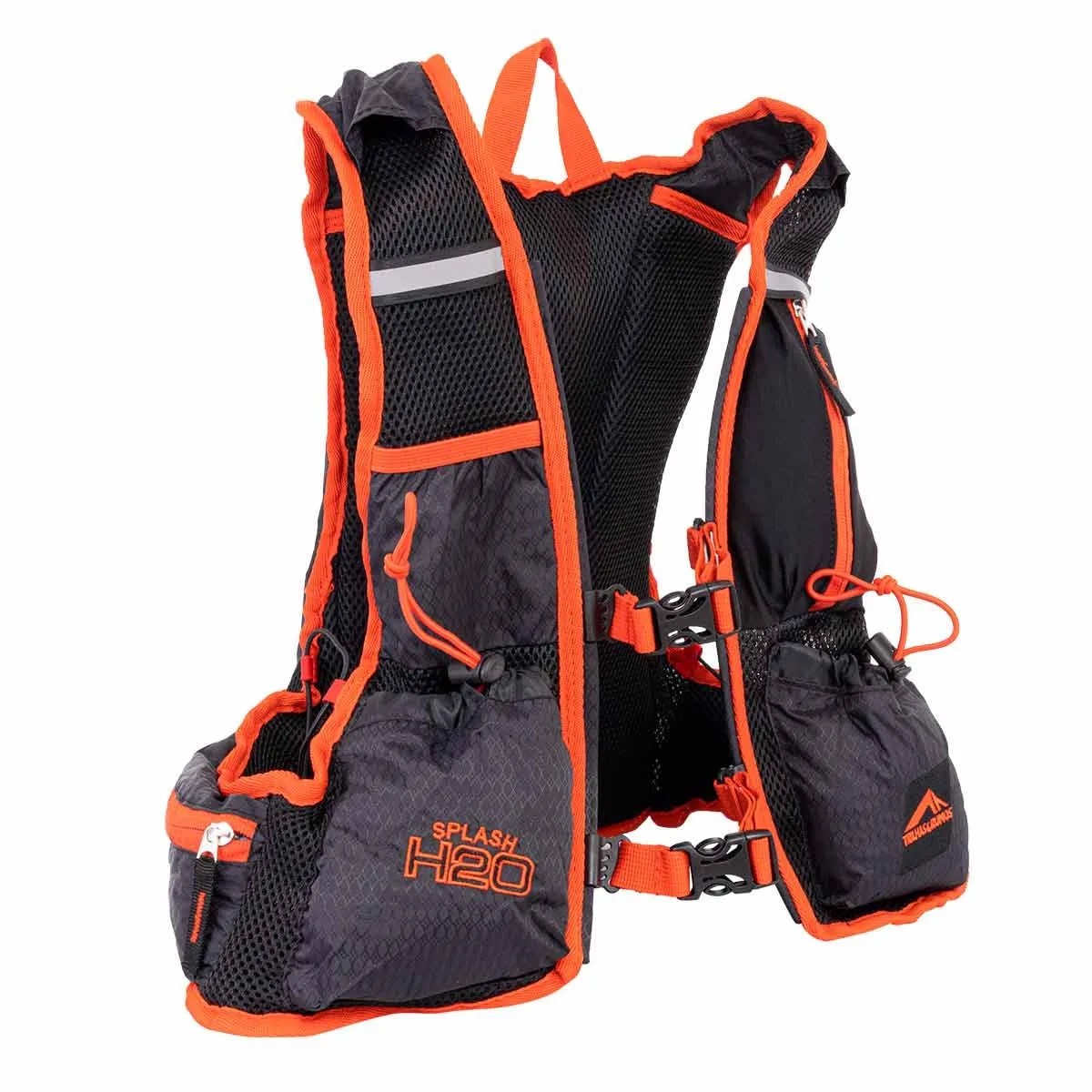 Mochila de Hidratação Splash H2O Preta com Vermelha - Trilhas e Rumos