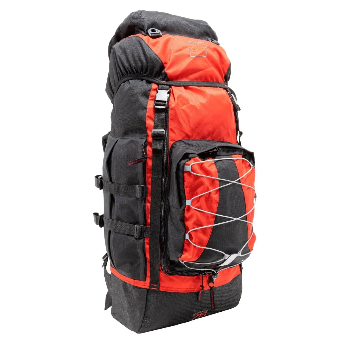Mochila Montanha 75 Litros Vermelho com Preto - Trilhas e Rumos