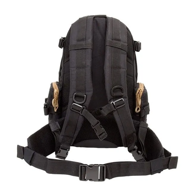 Mochila SECRETA Tática Ranger Preta e Coyote - Invictus